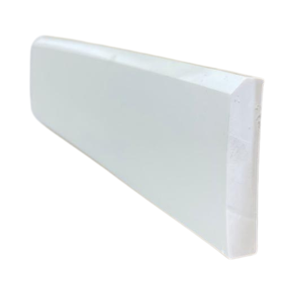 Cosmaroma - Flex Eased Edge Shoe Moulding Self Adhesive White - 1 1/4" x 1/4" - Sold per ft